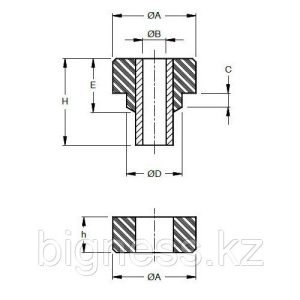 Амортизатор разборный 50×50