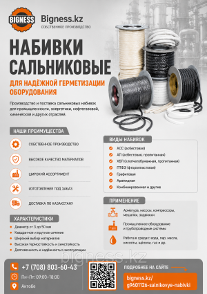 Сальниковые набивки